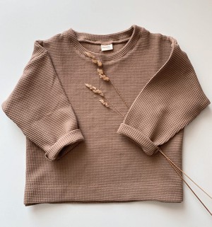 Longsleeve Wafel – Taupe from Glow - the store