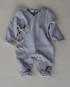 Warm babypakje – Grey Melange via Glow - the store