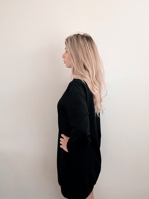 Sweater jurk – Black from Glow - the store