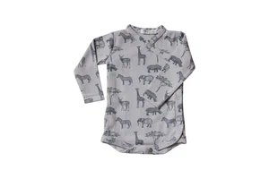 Strampler 100% Bio-Baumwolle – Safari Grey from Glow - the store