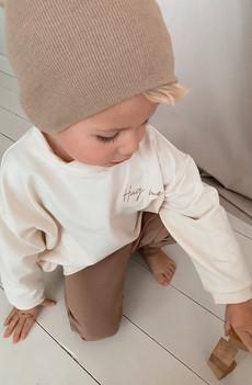 Oversized sweater met tekst van Glow - the store