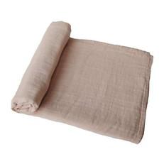 Mushie Swaddle – Pale Taupe via Glow - the store