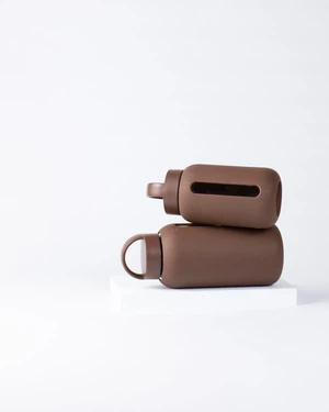 Trinkflasche aus Glas | MINI-FLASCHE | Kokospalme from Glow - the store