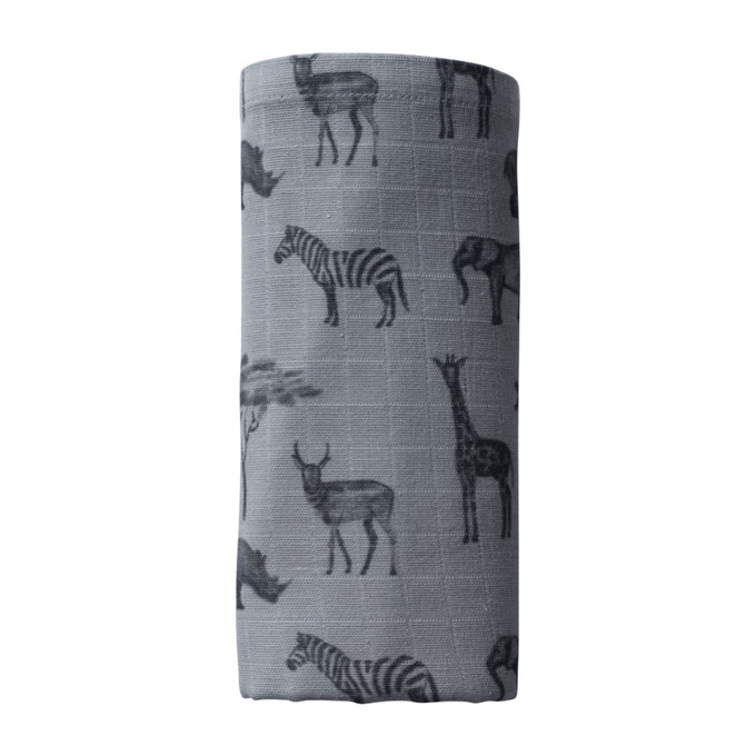 Hydrofiele doek Baby 80×80 cm Bio – Storm Grey from Glow - the store