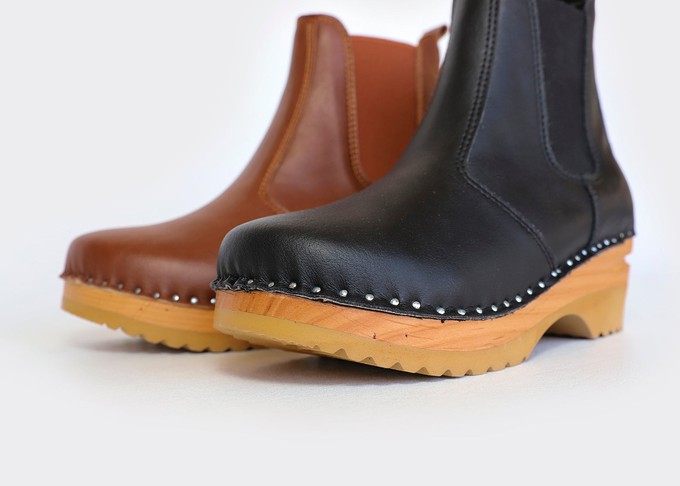 ROCKWELL vegan clog boots | Black from Good Guys Go Vegan
