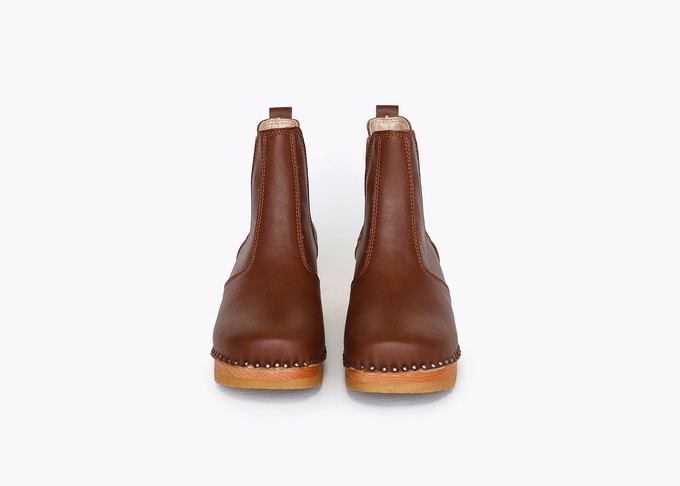 Rockwell vegan clog boots | Brown from Good Guys Go Vegan