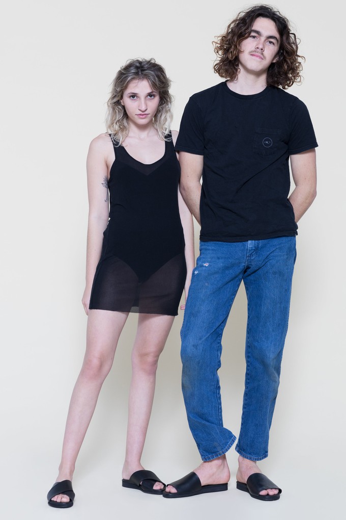 KRIS Black sandals | warehouse sale from Good Guys Go Vegan