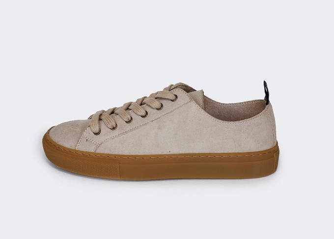 SAMO vegan low top sneakers | BEIGE from Good Guys Go Vegan