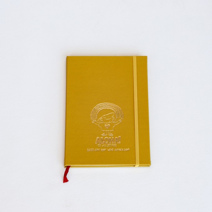 "ALOHA TO ALL BEINGS" NOTEBOOK | APPLESKIN™  from Good Guys Go Vegan