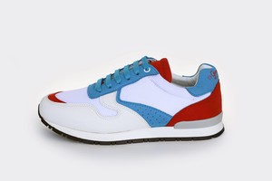 FELIX vegan running shoes | WHITE/RED/BLUE from Good Guys Go Vegan