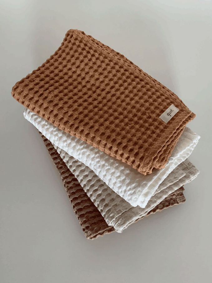 Waffle towel from gust.