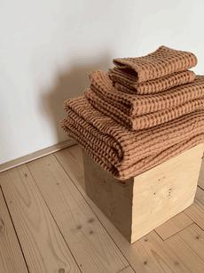 Waffle towel via gust.