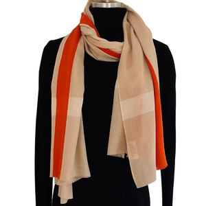 Blush Sand Hand Painted Wool Silk Scarf from Heritage Moda