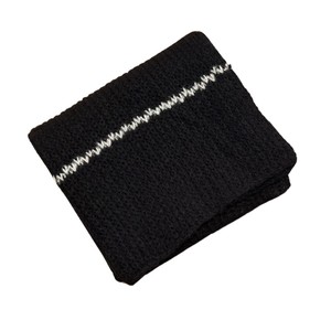 Handknit Soft Black Alpaca Scarf from Heritage Moda
