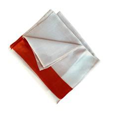 Blush Sand Hand Painted Wool Silk Scarf via Heritage Moda