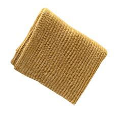 Golden Brown Pure Alpaca Handmade Scarf via Heritage Moda
