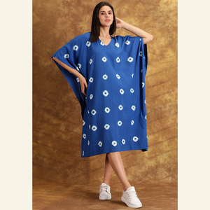 Sapphire Blue Kaftan Dress from Heritage Moda