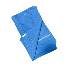 Cobalt Blue Handmade Alpaca Scarf via Heritage Moda