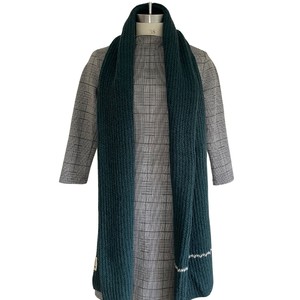 Myrtle Green Soft Handmade Alpaca Scarf from Heritage Moda
