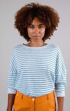 Sweater Fine Knit Stripes via Het Faire Oosten