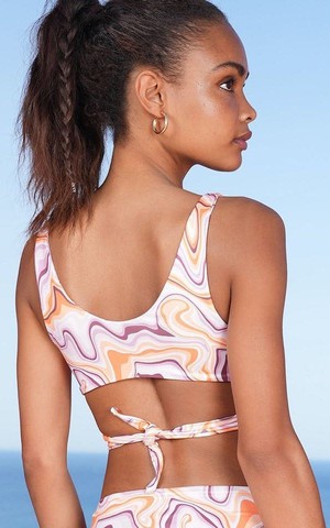 Bikini Top Purple Swirl from Het Faire Oosten