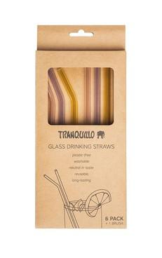Straws Glass  Set of 6 – Pastel van Het Faire Oosten