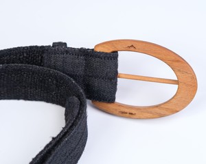 Ladies Hemp Belt with Wooden Buckle from Himal Natural Fibres