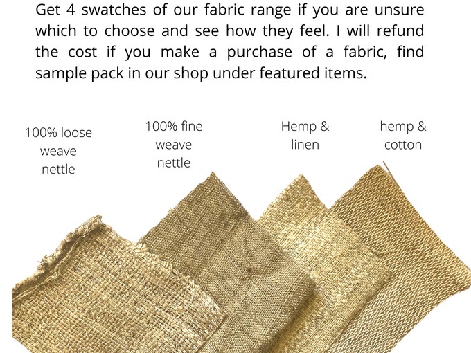 Hemp and linen fabric from Himal Natural Fibres