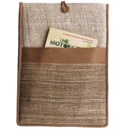 Wild Nettle and Hemp Laptop case via Himal Natural Fibres