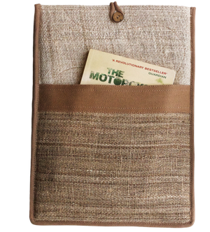 Wild Nettle and Hemp Laptop case from Himal Natural Fibres