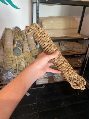 100% Hemp rope - Traditionally handmade Hemp rope - 12m from Himal Natural Fibres
