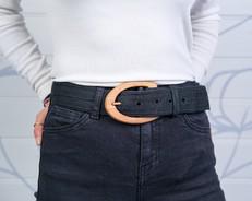 Ladies Hemp Belt with Wooden Buckle van Himal Natural Fibres