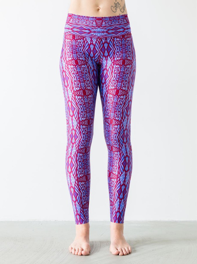 Yoga Broek Woodstories Rood from Hoessee