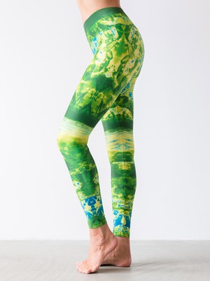 Yoga leggings Misty Jungle from Hoessee