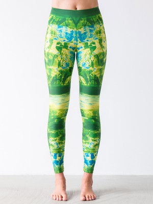 Yoga leggings Misty Jungle from Hoessee