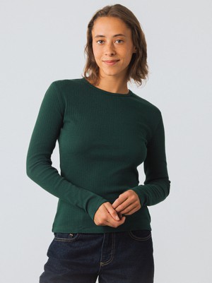 Geribde longsleeve from Honest Basics