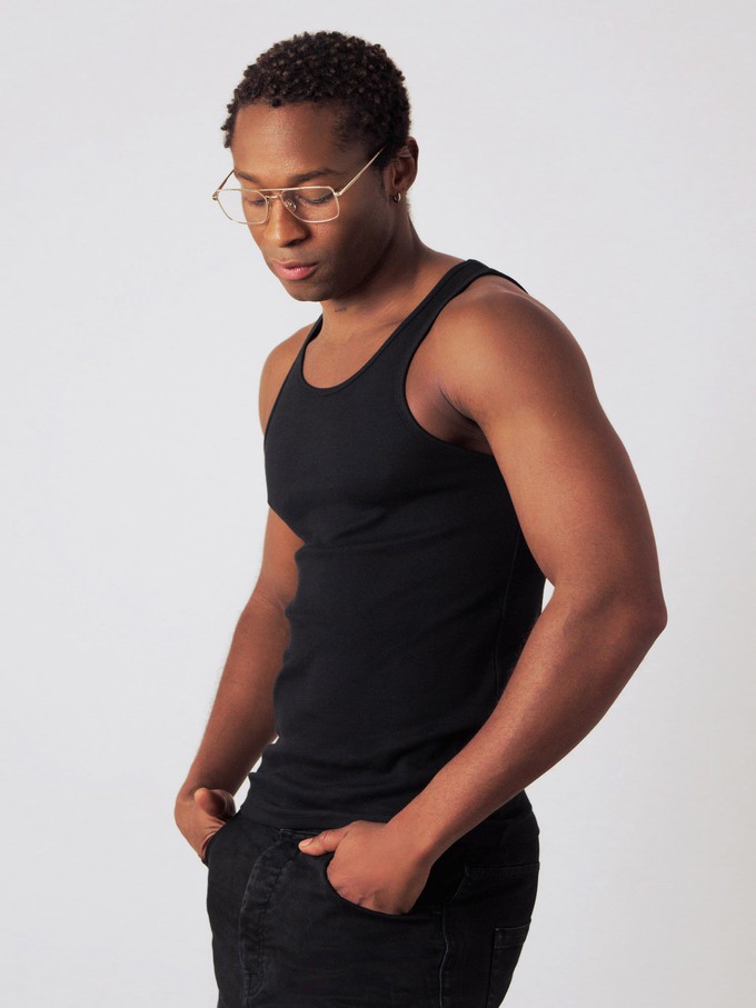 Geribbelde Tank Top from Honest Basics