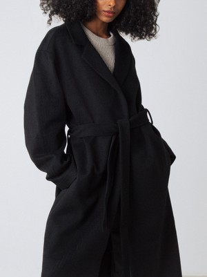 Recycled Wool Coat from Honest Basics