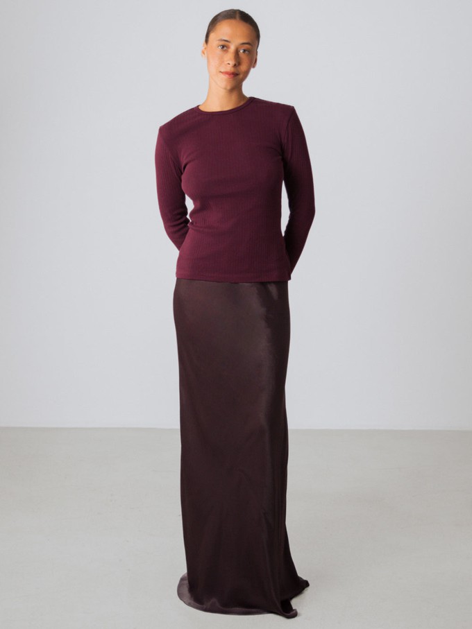 Geribde longsleeve from Honest Basics