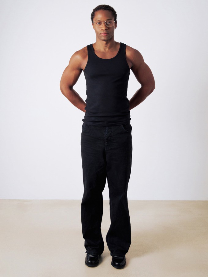 Geribbelde Tank Top from Honest Basics