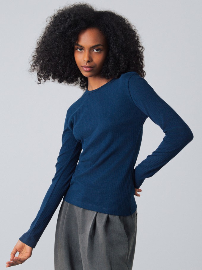 Geribde longsleeve from Honest Basics