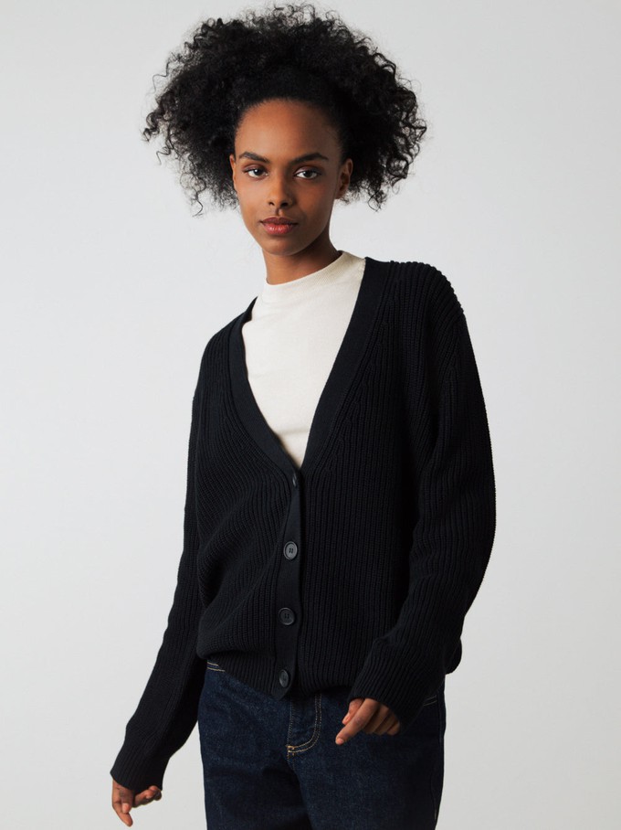 Chunky Cardigan from Honest Basics