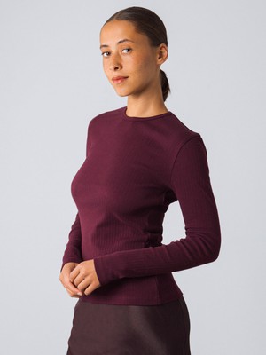 Geribde longsleeve from Honest Basics