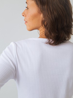 Geribde longsleeve from Honest Basics