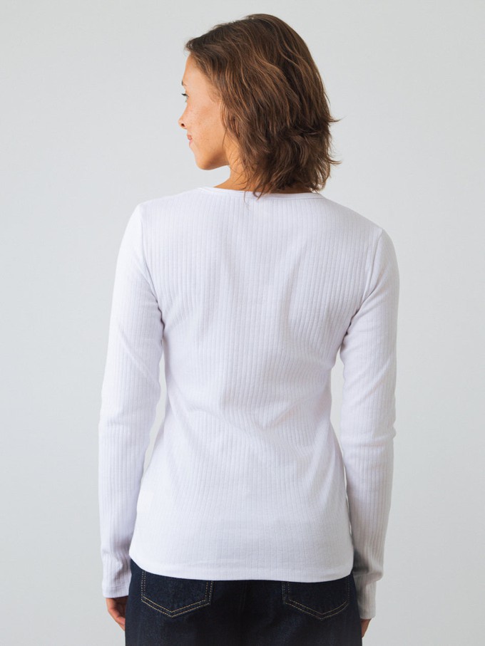 Geribde longsleeve from Honest Basics