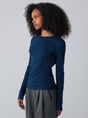 Geribde longsleeve from Honest Basics