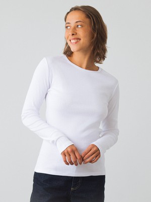 Geribde longsleeve from Honest Basics