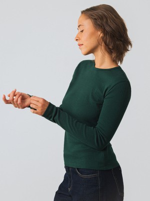 Geribde longsleeve from Honest Basics