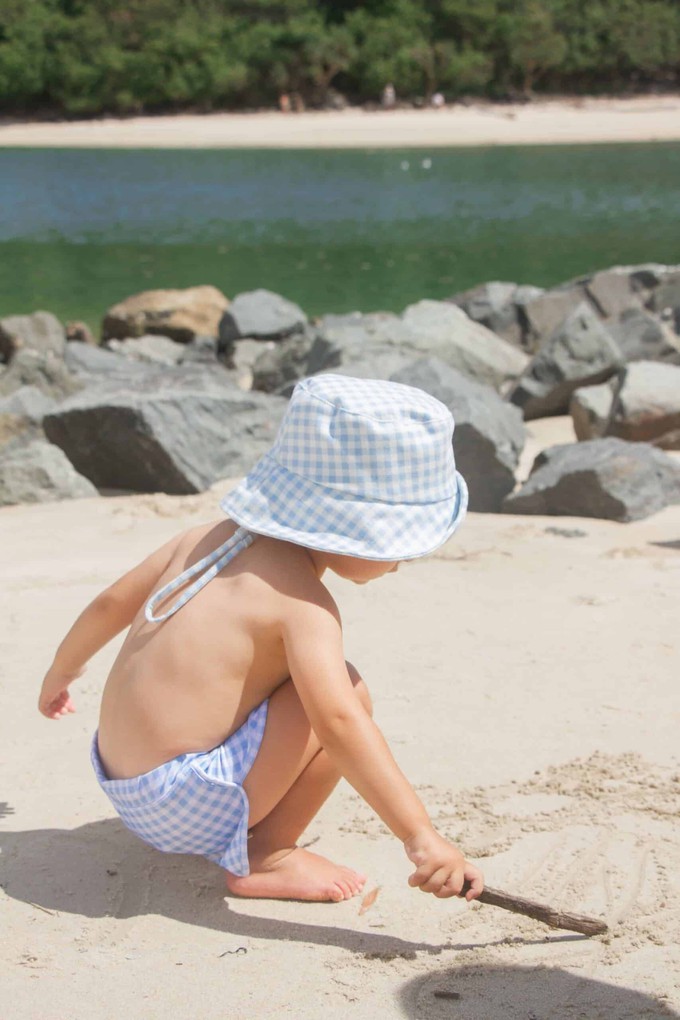 Vali Hat – Azure Gingham from Ina Swim