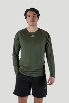 [PF88.Wood] Longsleeve T-Shirt - Pine Green via Iron Roots